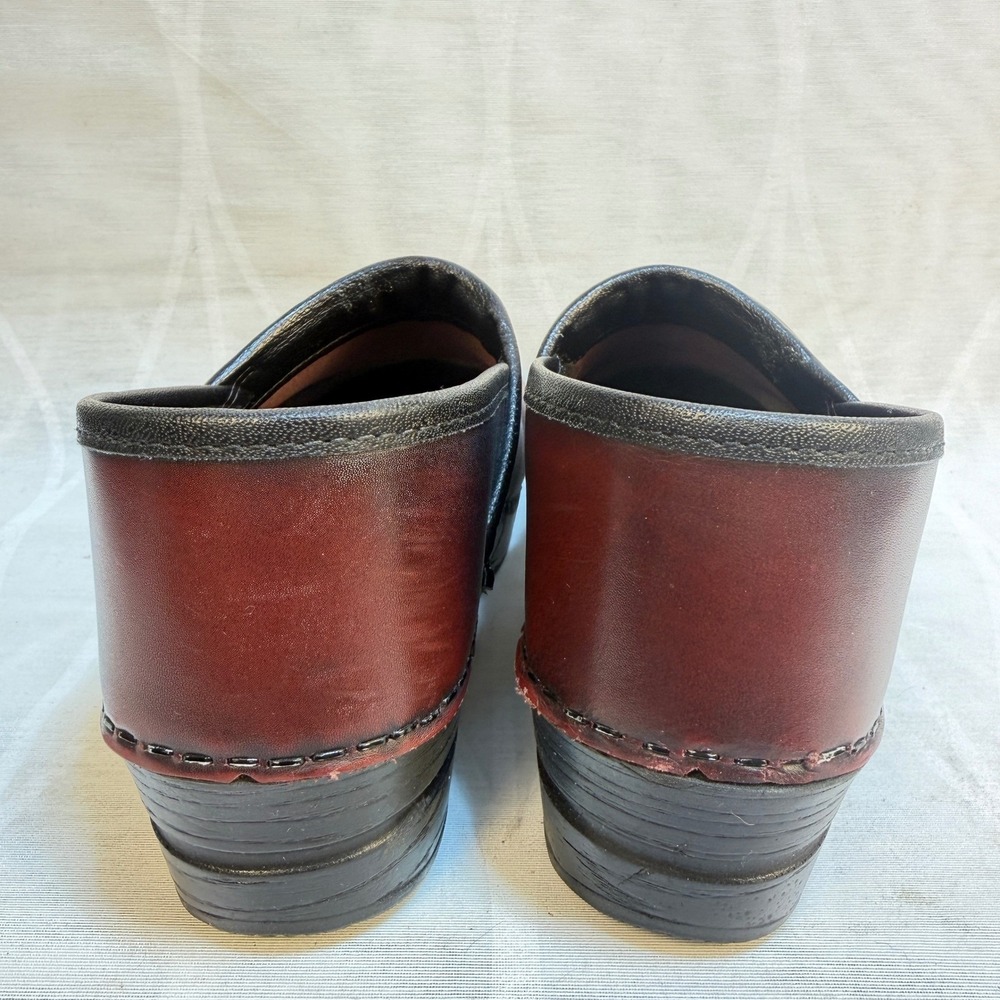 Dansko Women's Professional Cordovan Cabrio Clog US 9.5-10 EU 40 Burgundy - Picture 6 of 12